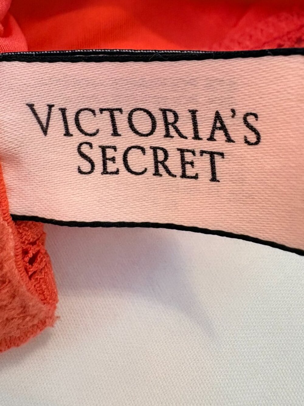 Victoria's Secret 34C Uplift Wireless T-Shirt Bra Coral Heather Orange Pink - Picture 5 of 6